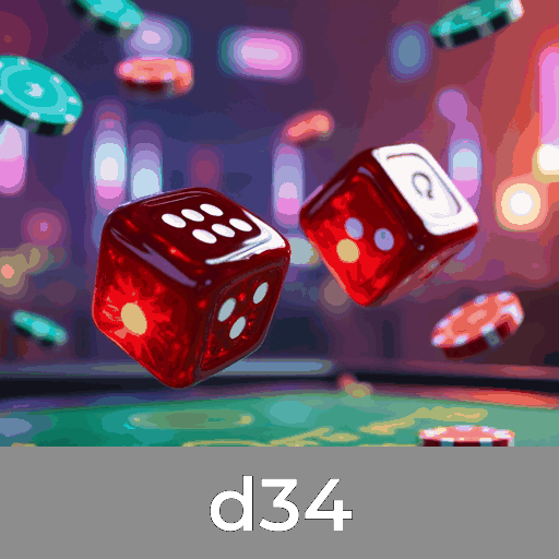 d34: Slots com Mega Prêmios, Roleta Ao Vivo e Pôquer VIP